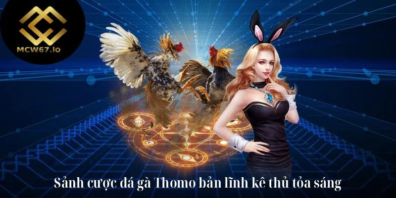 Sảnh cược đá gà Thomo bản lĩnh kê thủ tỏa sáng